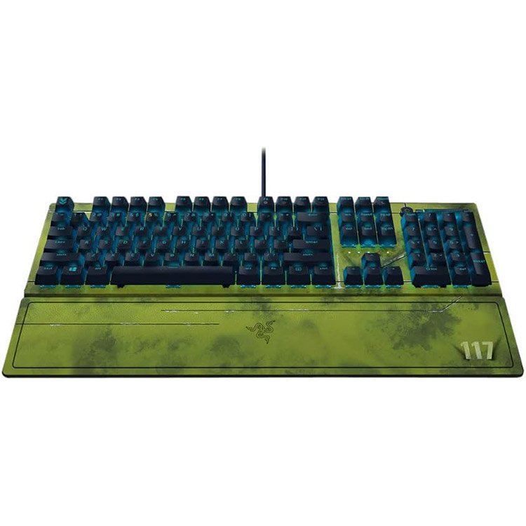 خرید کیبورد Razer Blackwidow v3 - سوییچ سبز - نسخه بازی Halo Infinite